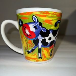Vintage Cornerstone Creations Silly Cow Coffee Mug